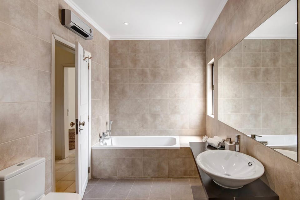 Bathroom, Living room