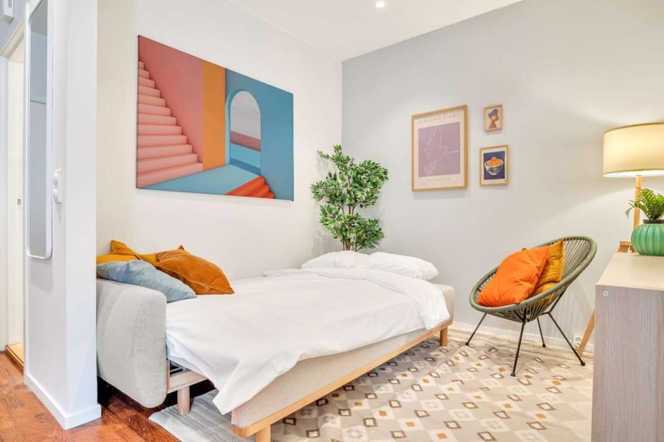 Heimby - Roomy Studio w Free parking and SeaView Apartment in Bergen