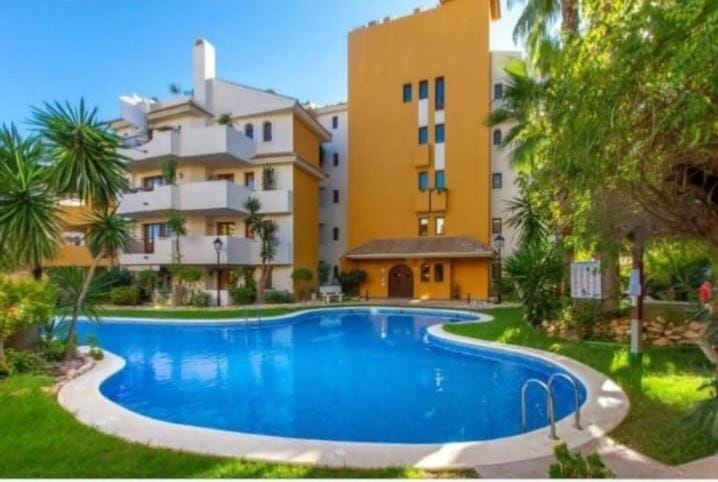 Property building, Pool view