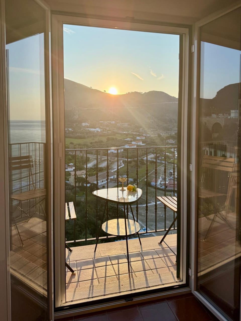 Day, View (from property/room), Sea view, Sunset