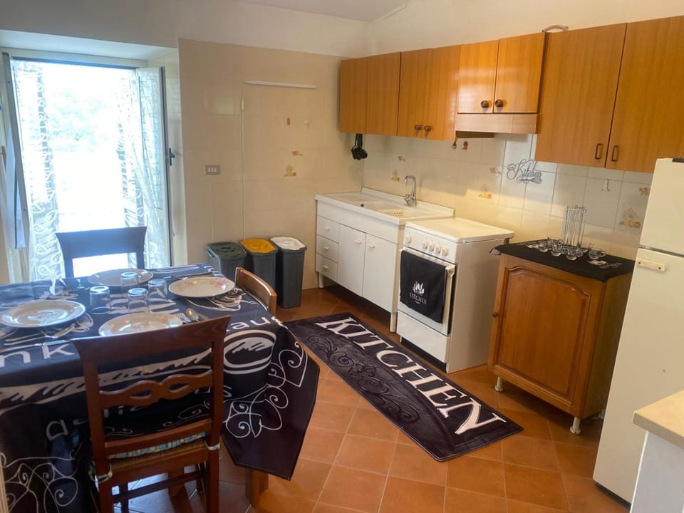 Kitchen or kitchenette, Dining area, oven, stove