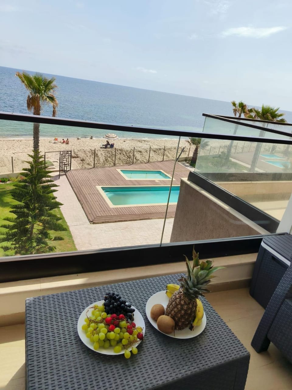 Balcony/Terrace, Pool view, Sea view