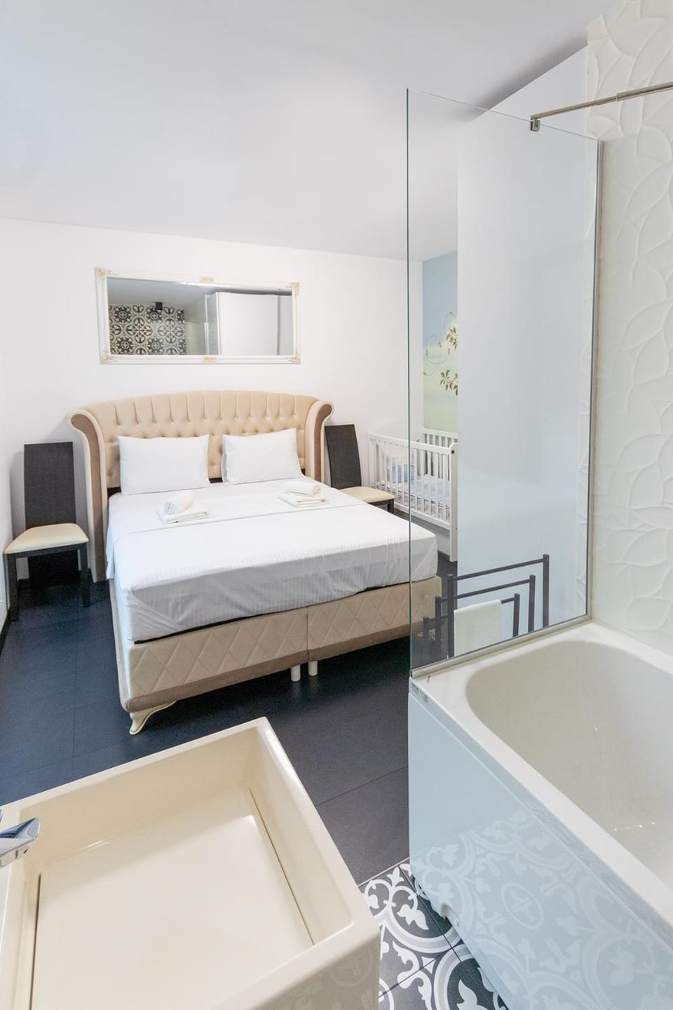 Bed, Bathroom, Bedroom, Bath
