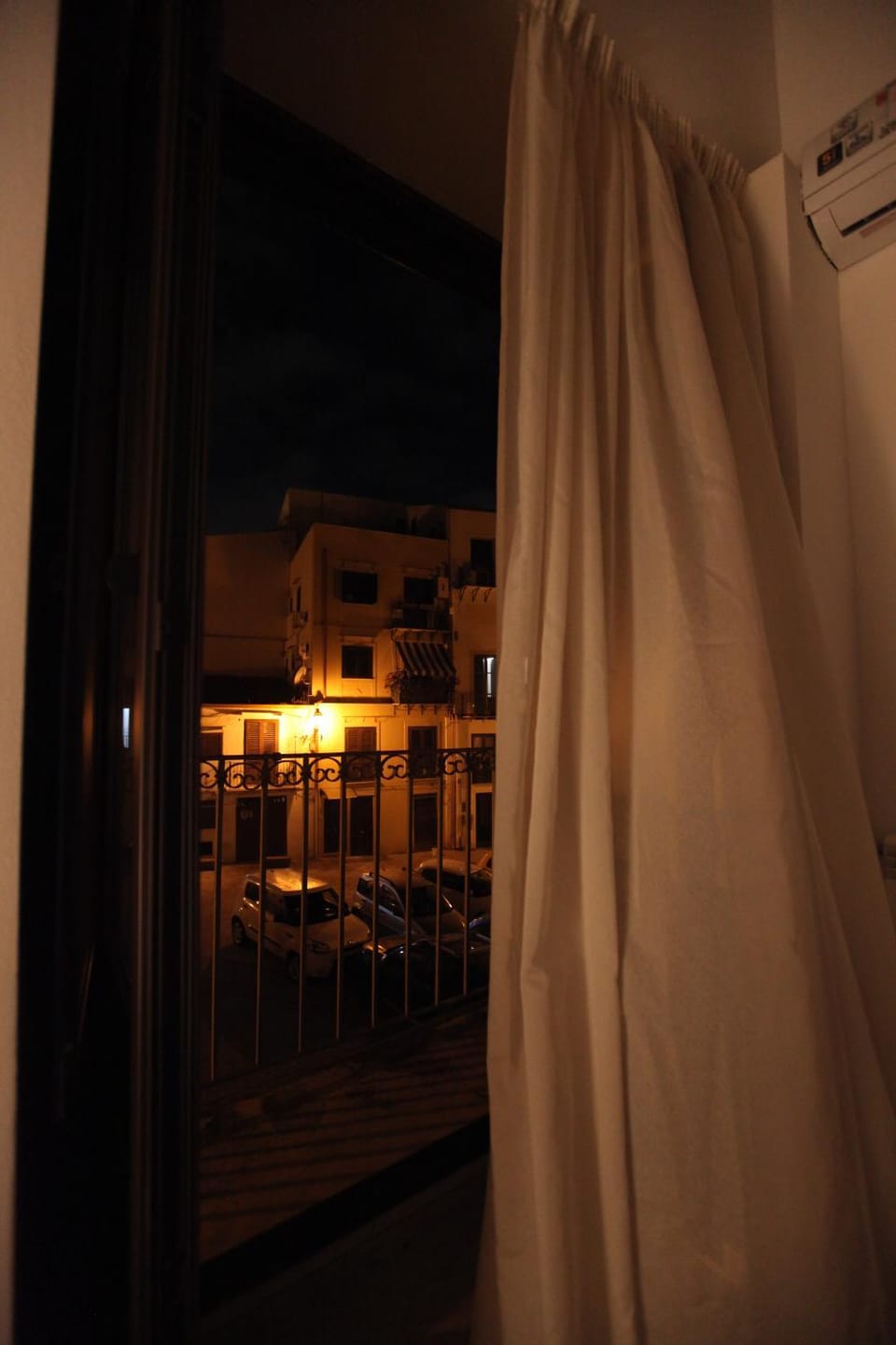 Night, View (from property/room), Balcony/Terrace