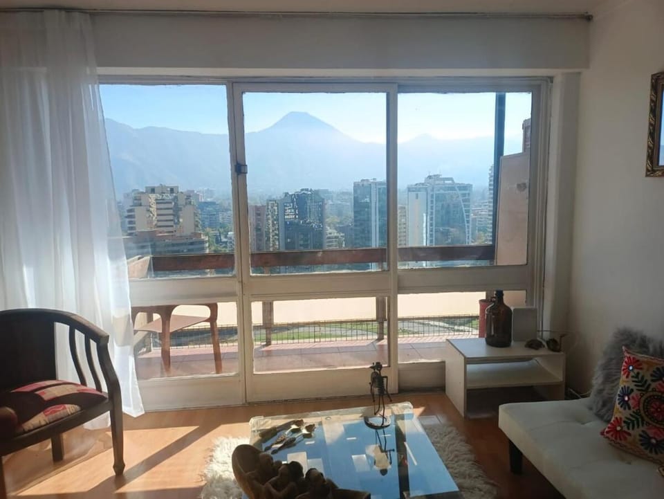 Espectacular vista al Hotel Mandarin Apartment in Providencia