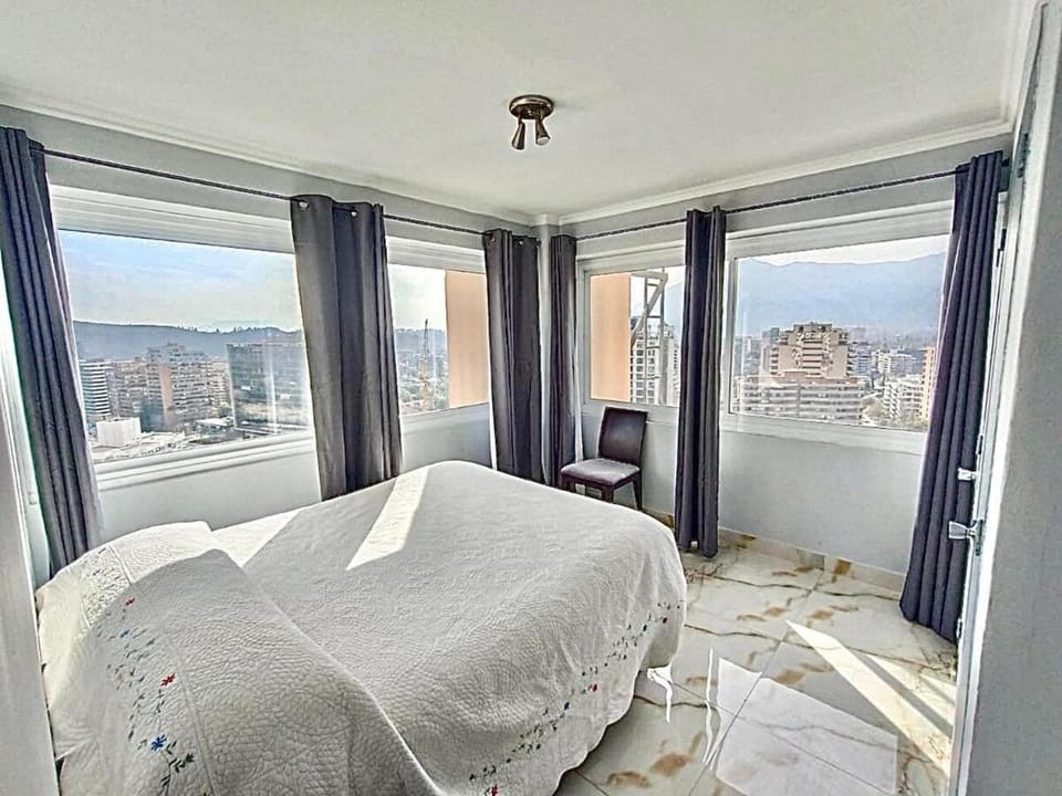Espectacular vista al Hotel Mandarin Apartment in Providencia