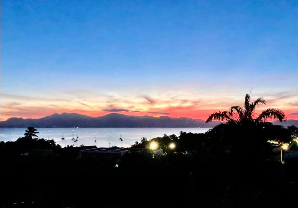 Mountain view, Sunset