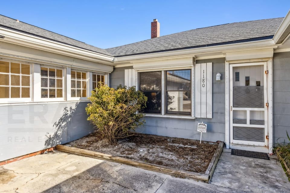 This house sits on the beach. You can't get any closer. Great for families. House in Fernandina Beach
