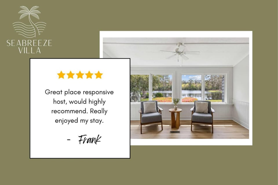Chic Stay for 6 Near Beach Shops & Golf Course House in Hilton Head Island