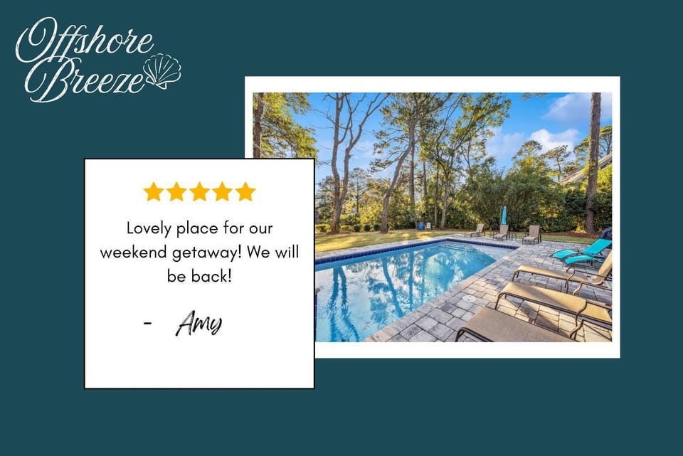 Incredible HHI Home for 12 with Pool Near Beach House in Hilton Head Island