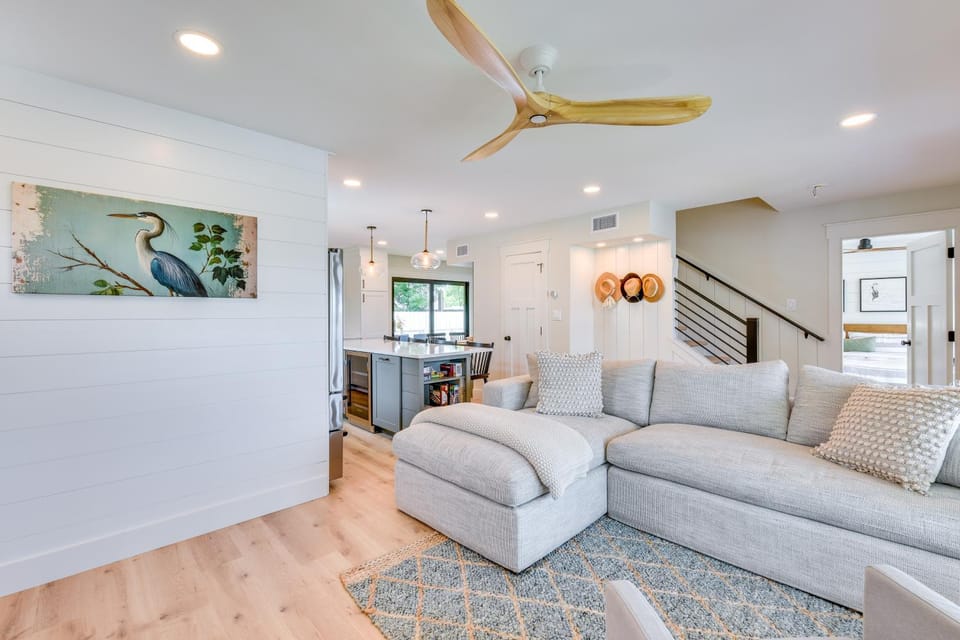 Designer Home Near 30A: Heated Pool, Walk to Beach House in Laguna Beach