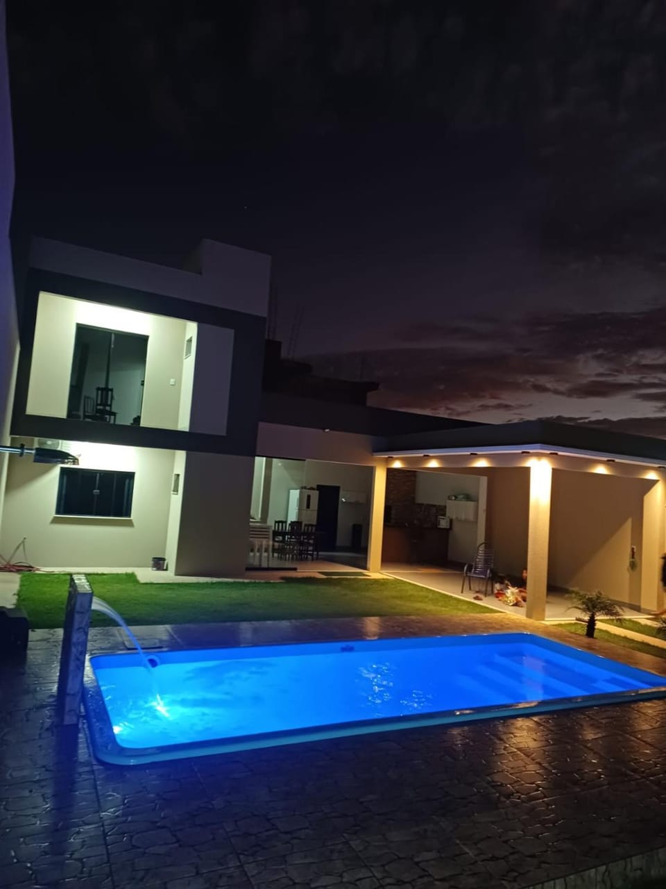 Night, Swimming pool