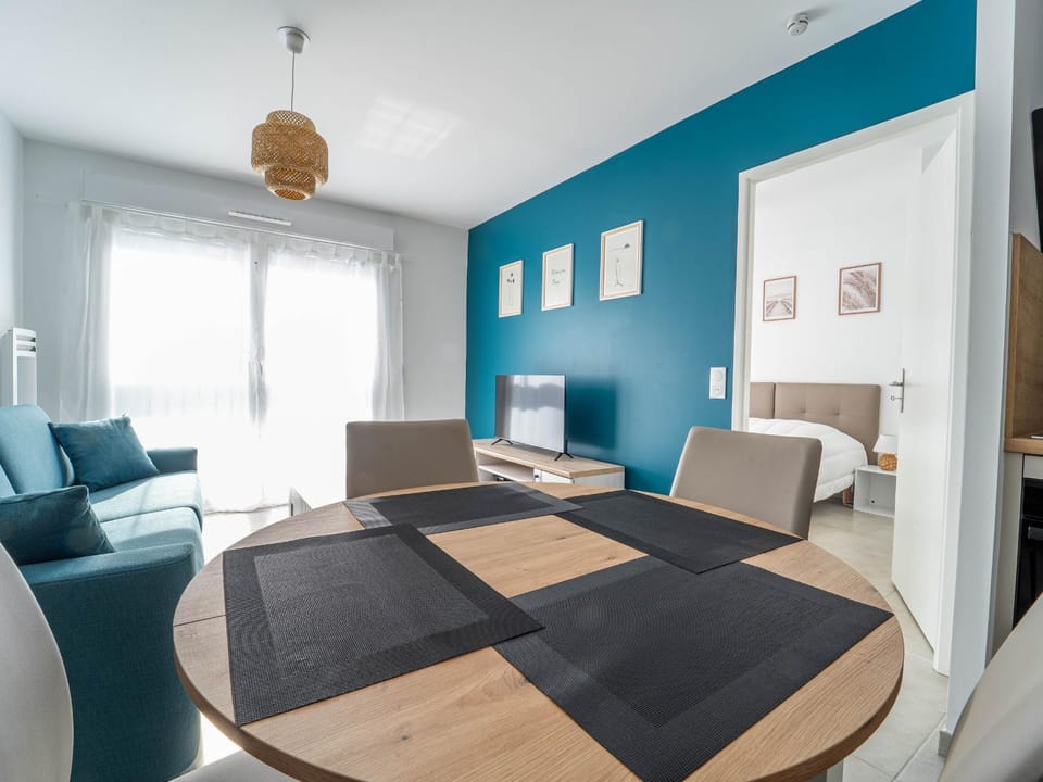 Mimizan Plage - T2 équipé à 400m océan, parking, 4 pers. - FR-1-50-178 Apartment in Mimizan