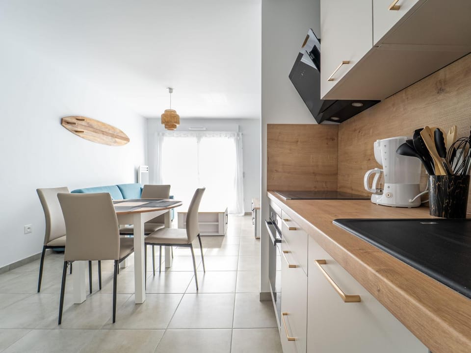 Mimizan Plage - T2 équipé à 400m océan, parking, 4 pers. - FR-1-50-178 Apartment in Mimizan