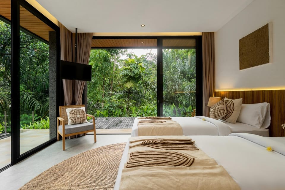 Bed, View (from property/room), Bedroom, air conditioner
