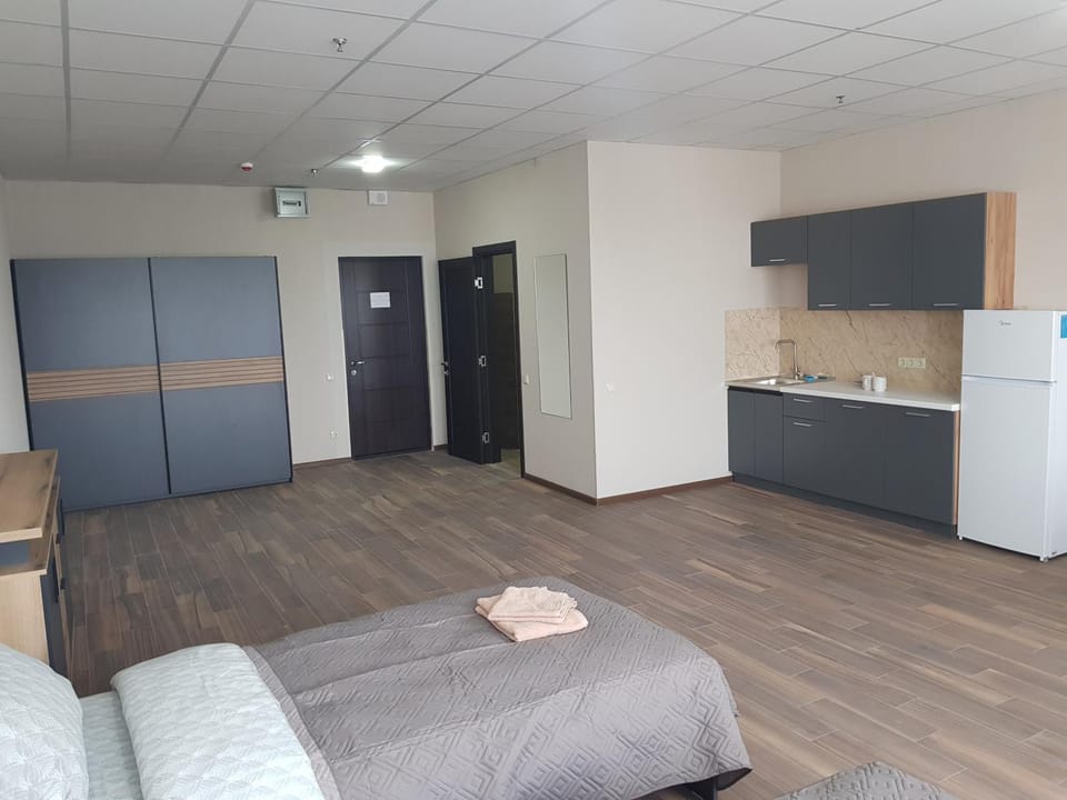 Kitchen or kitchenette, wardrobe
