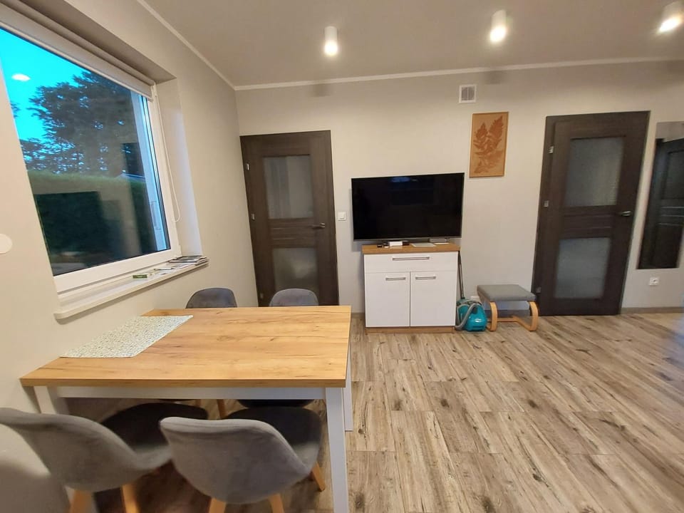DOM CAŁOROCZNY OGRZEWANY na wiejskiej 5 House in Pomeranian Voivodeship