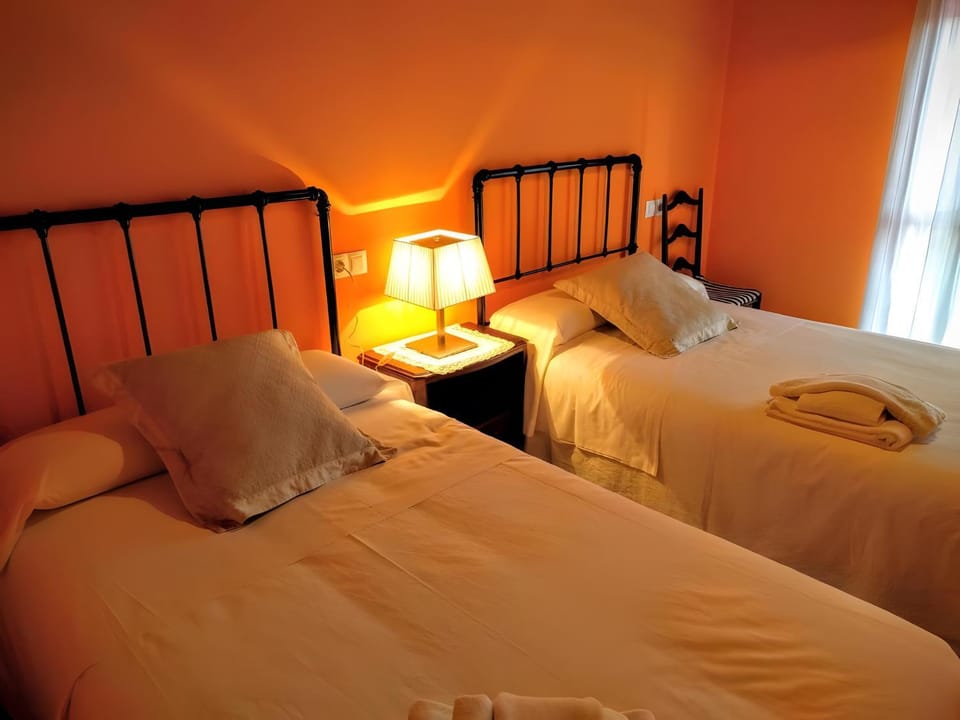 Property building, Living room, Bedroom