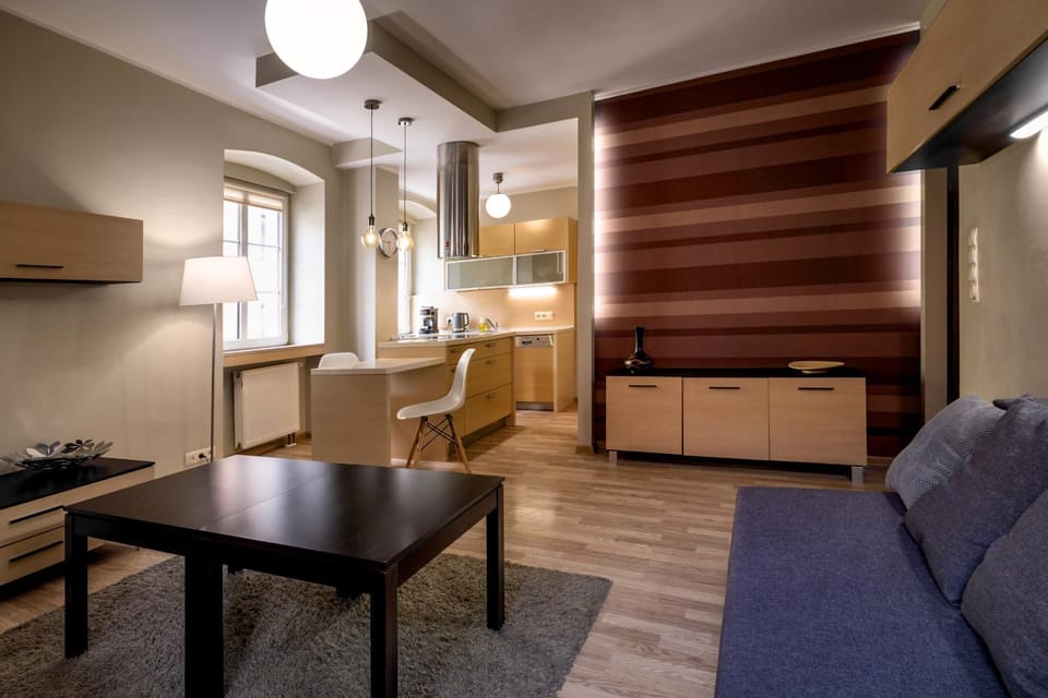 Kitchen or kitchenette, Living room, Photo of the whole room, Seating area, Dining area