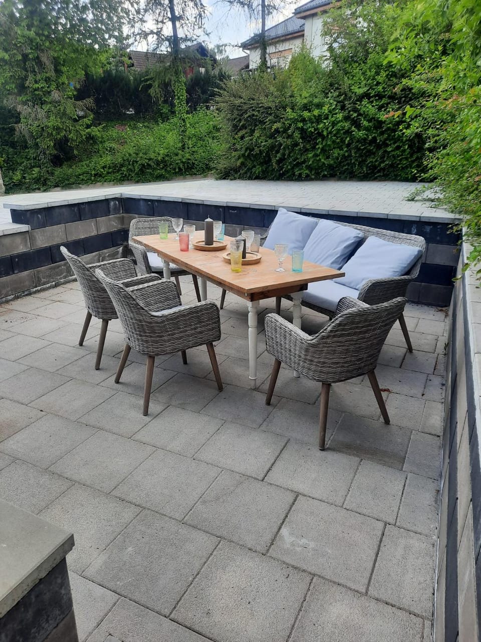 Property building, Patio, Garden, View (from property/room), Balcony/Terrace, Seating area, Garden view