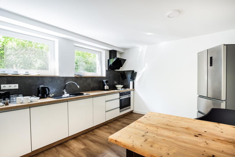 Kitchen or kitchenette, Dining area, stove, kitchen