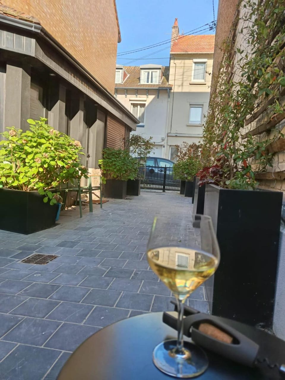 Patio, Day, Beach