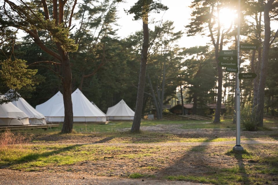 Sandvikens Strandby Luxury tent in Gotland County, Sweden