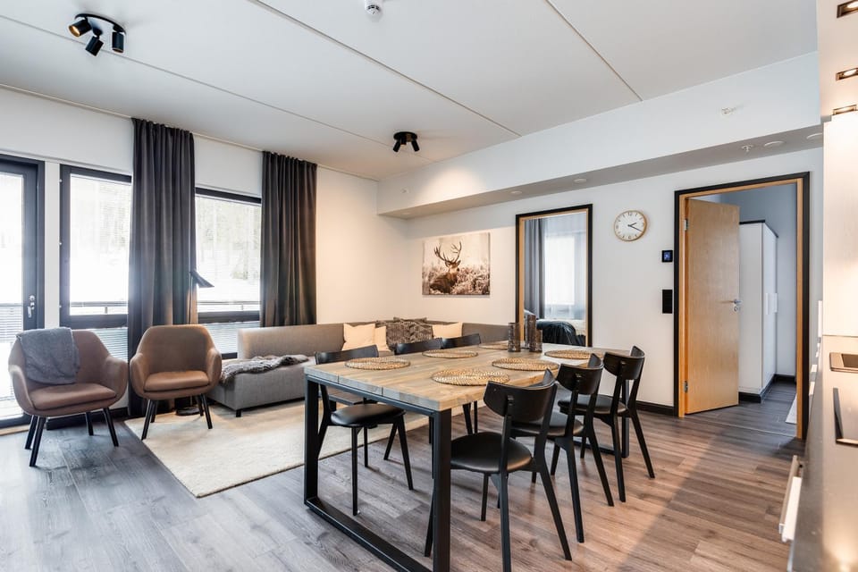 Living room, Seating area, Dining area