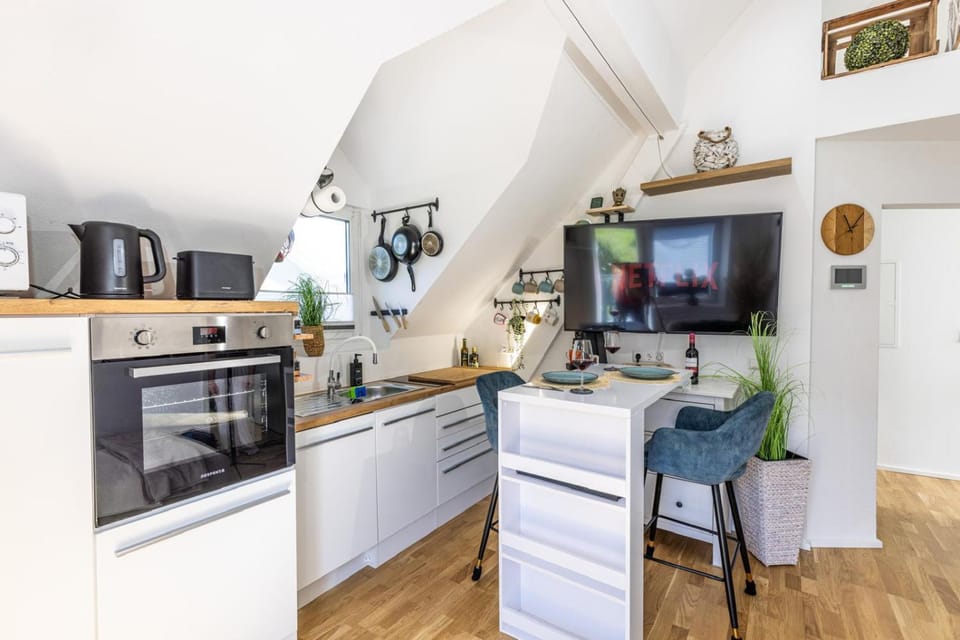 TV and multimedia, dishwasher, microwave, stove, kitchen