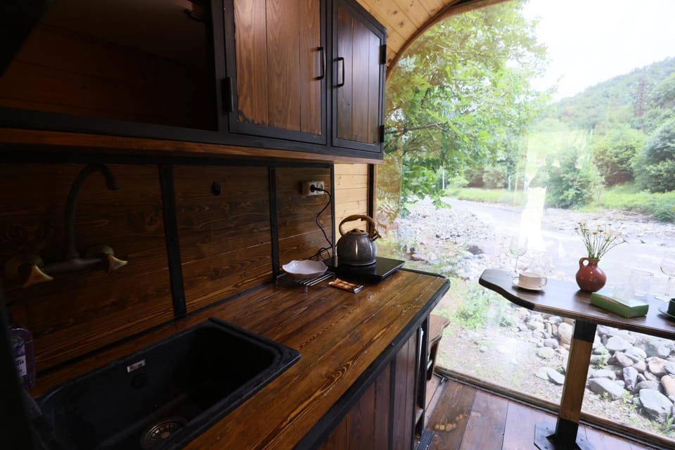 Day, Natural landscape, Kitchen or kitchenette, Garden view