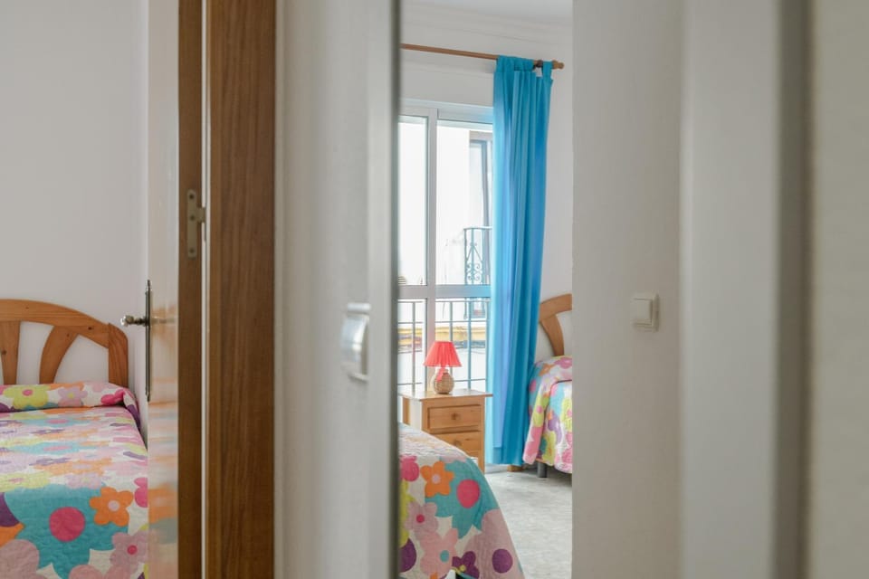 Property building, Living room, Bedroom