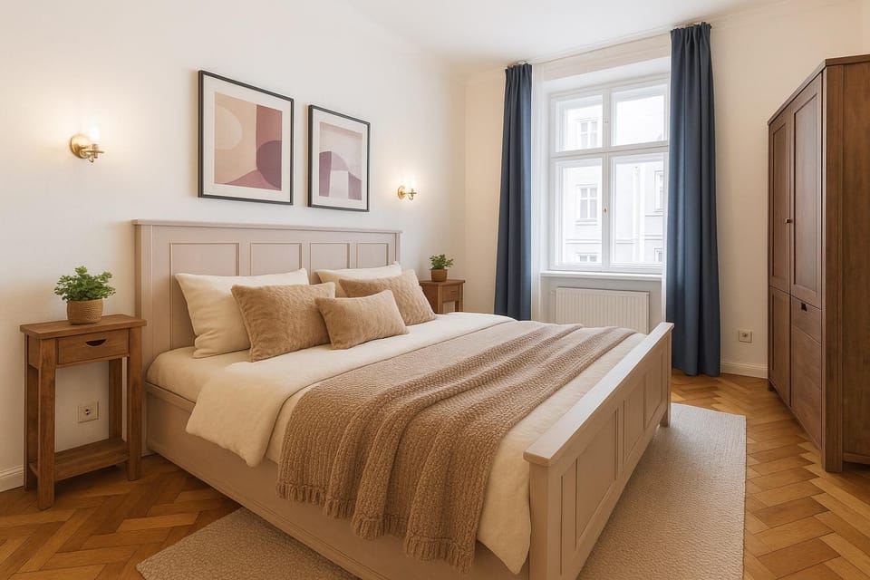 Bed, Bedroom, wardrobe
