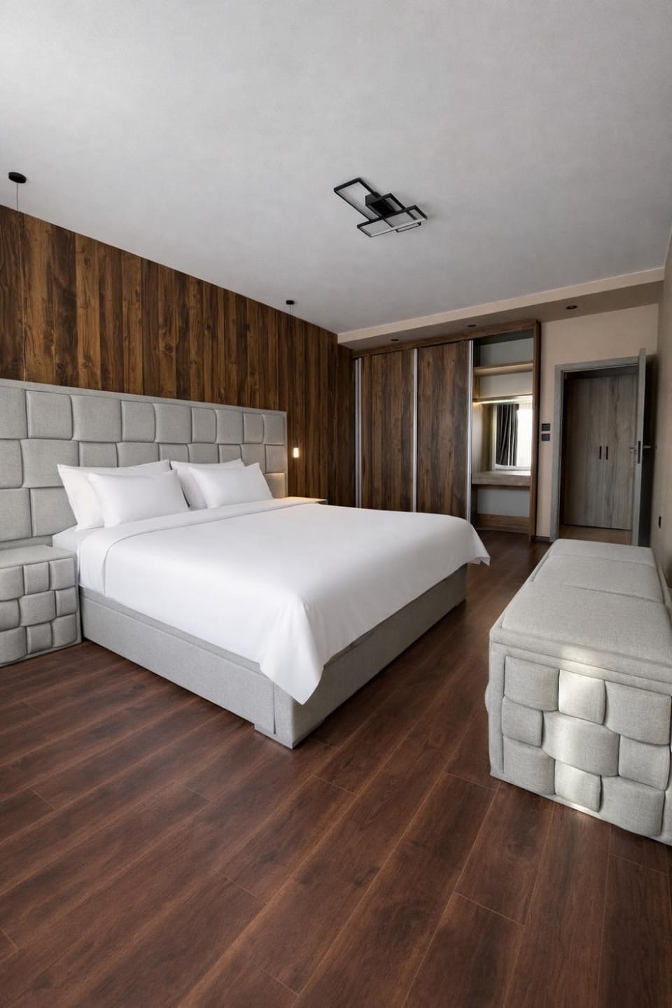 Bed, Photo of the whole room, Bedroom, wardrobe