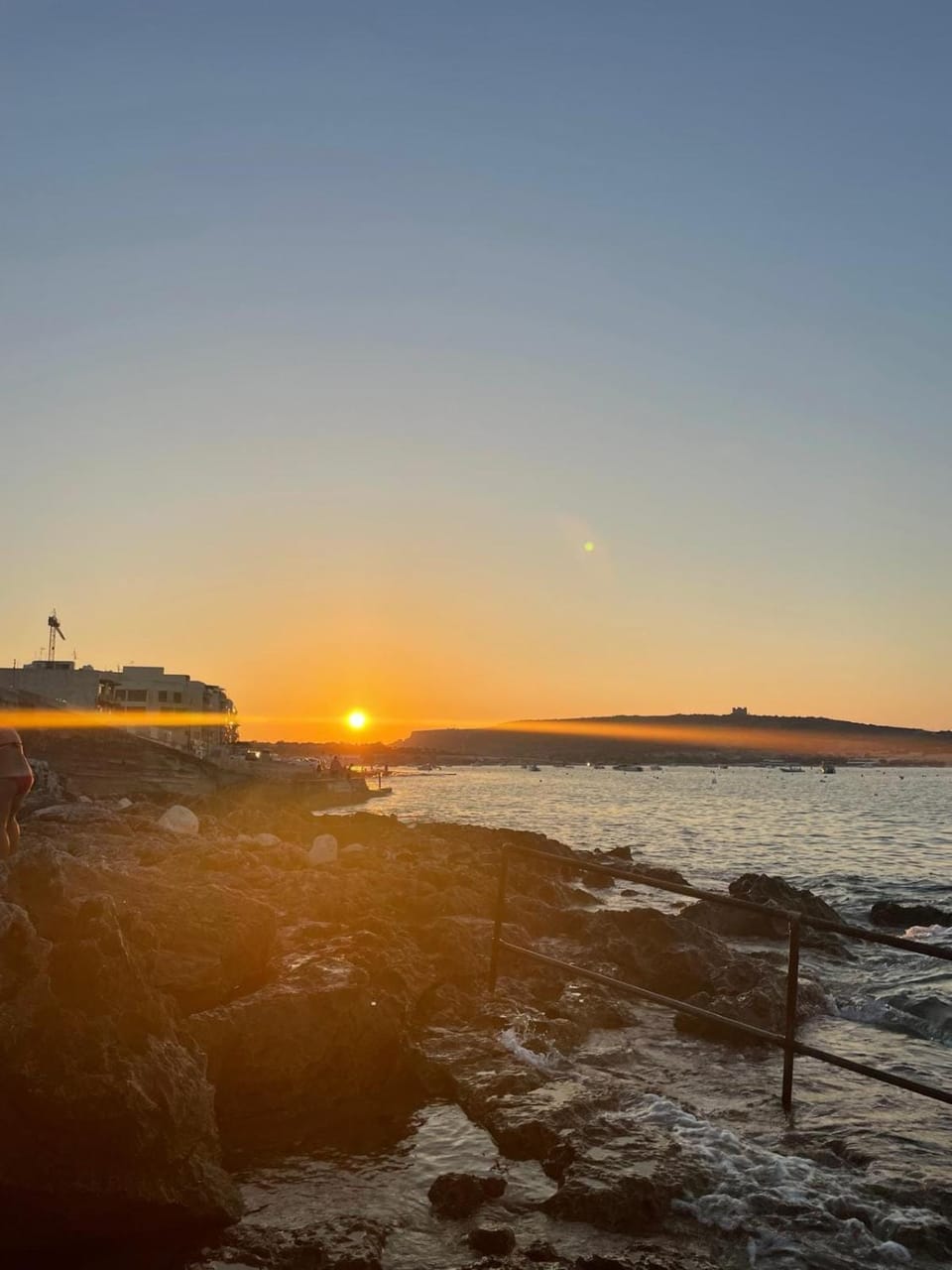Natural landscape, Sea view, Sunset