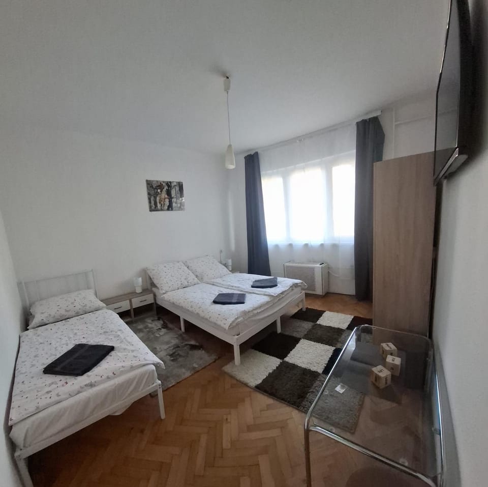 Bed, TV and multimedia, heating, wardrobe, air conditioner