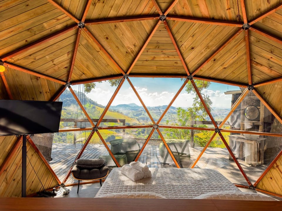Day, Natural landscape, Seating area, Mountain view
