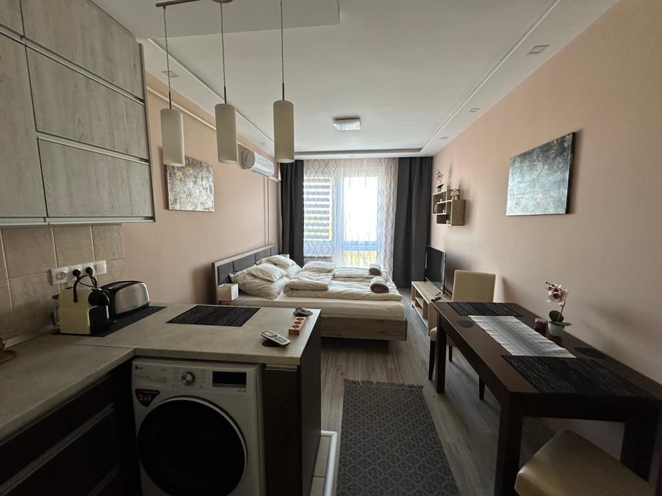 Kitchen or kitchenette, Living room, Dining area, Bedroom, pet friendly, toaster, washing machine