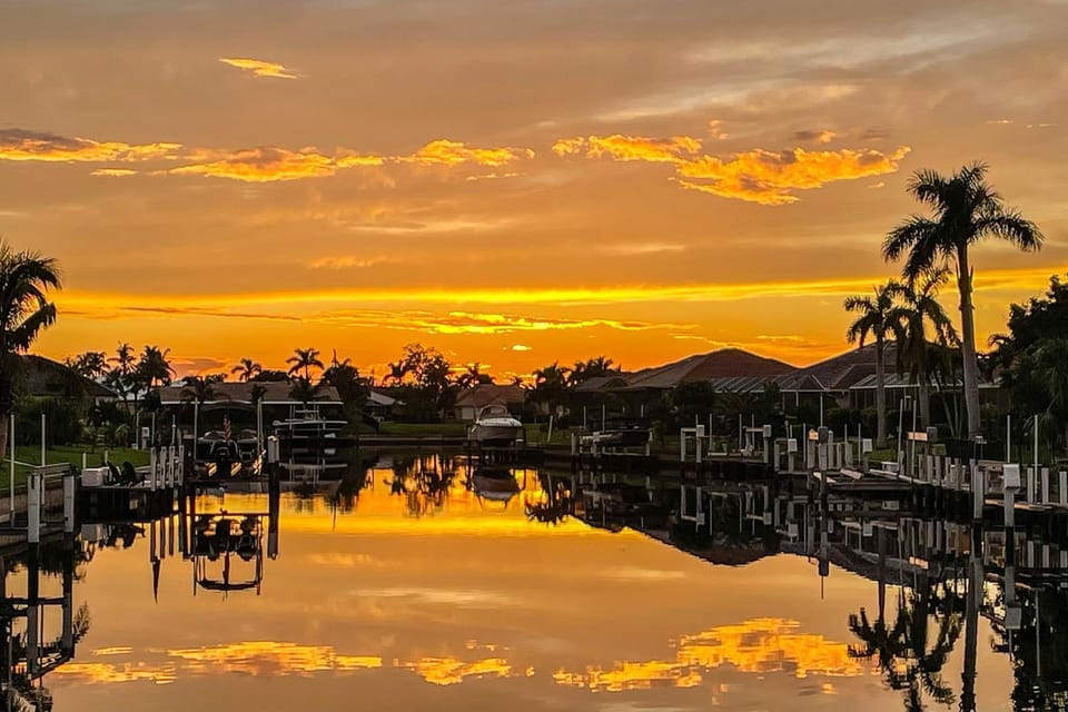 Sunset Views & Dock: Canal-Front Punta Gorda Home! House in Charlotte Park