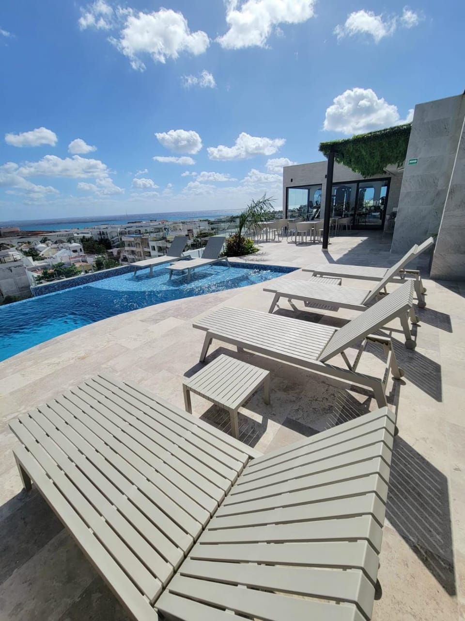 Natural landscape, Solarium, View (from property/room), Balcony/Terrace, Balcony/Terrace, Pool view, Swimming pool, Swimming pool, sunbed