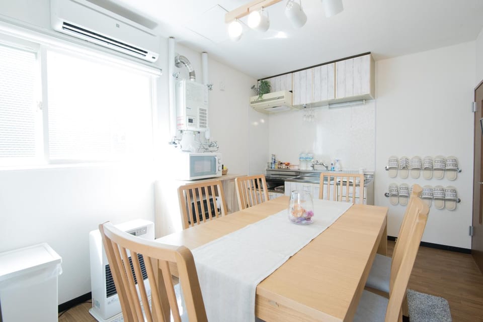 Dining area, air conditioner