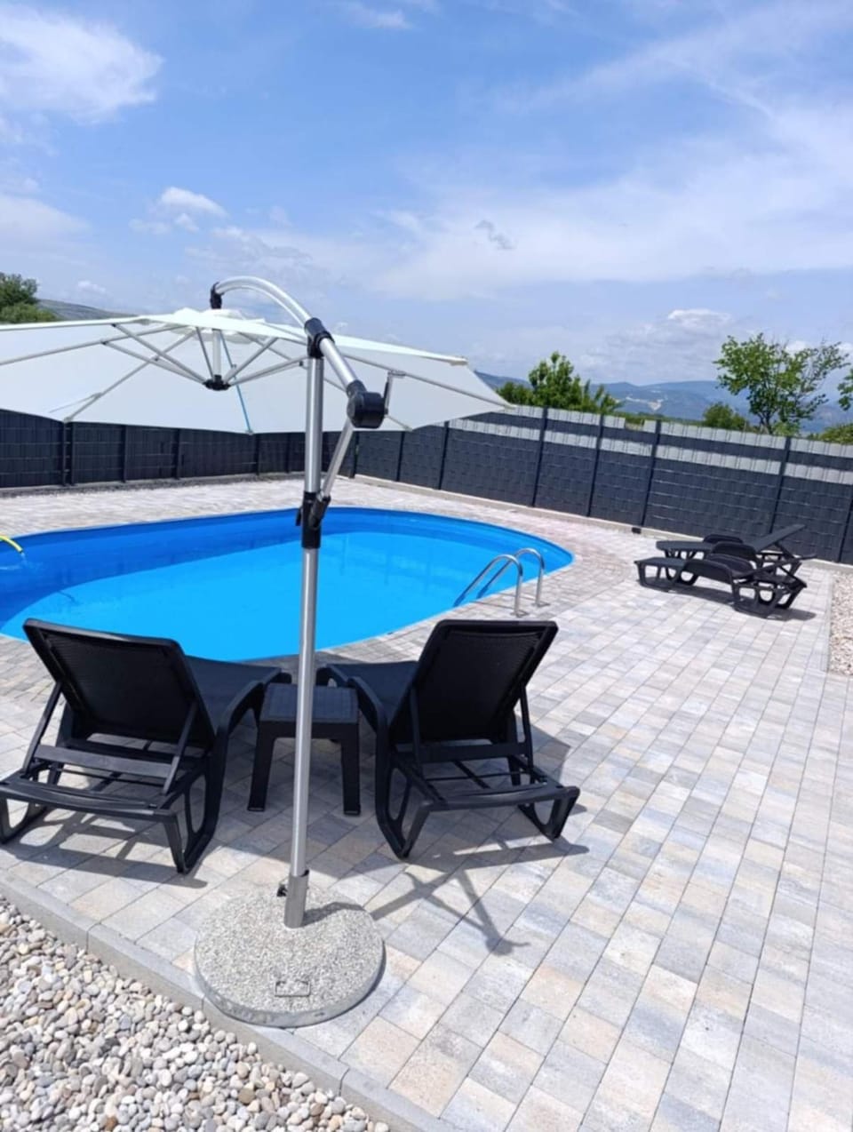 Patio, Day, Garden, View (from property/room), Balcony/Terrace, Pool view, Swimming pool, sunbed