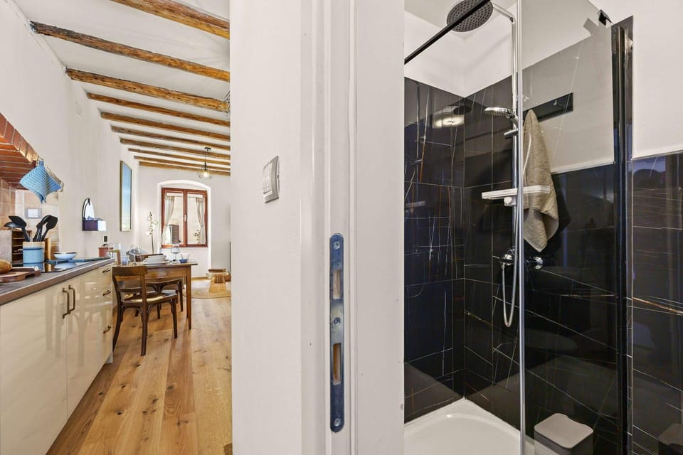 Shower, Bathroom, towels