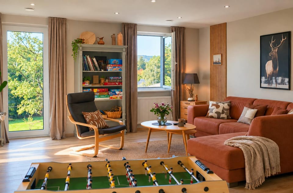 Library, Living room