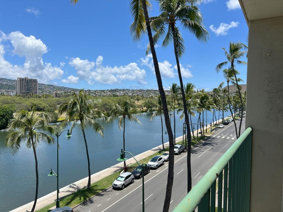 Serene Ala Wai Palms 2-Bedroom Apartment in Honolulu