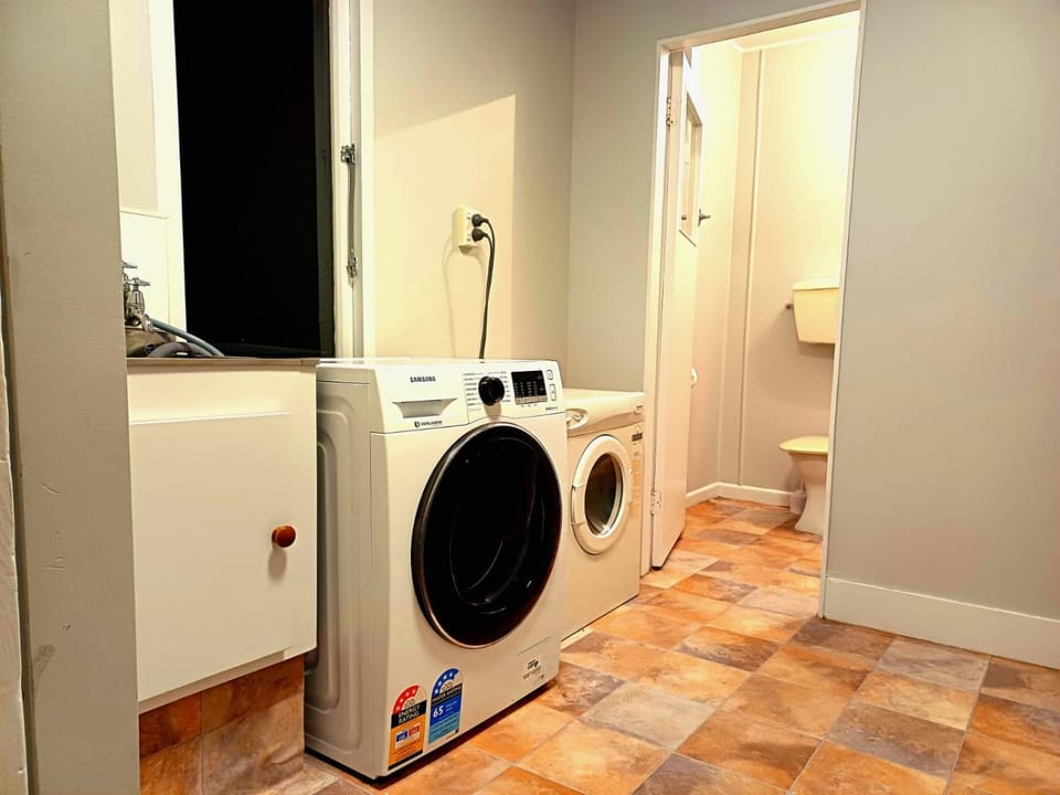 Toilet, washing machine, dryer