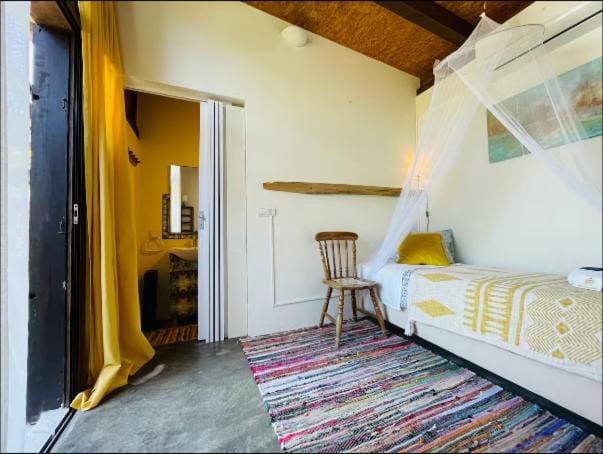 Bed, Bathroom, Bedroom