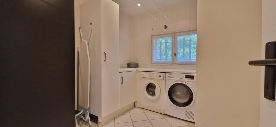 flat iron, washing machine, dryer