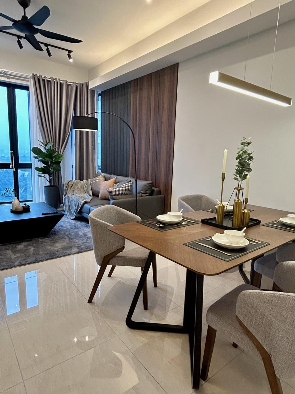 Living room, Dining area