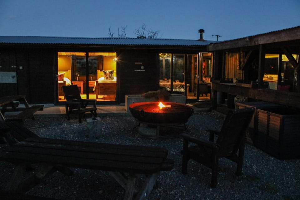 Property building, Night, BBQ facilities
