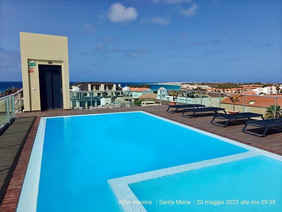 Natural landscape, Pool view, Sea view, Swimming pool, sunbed
